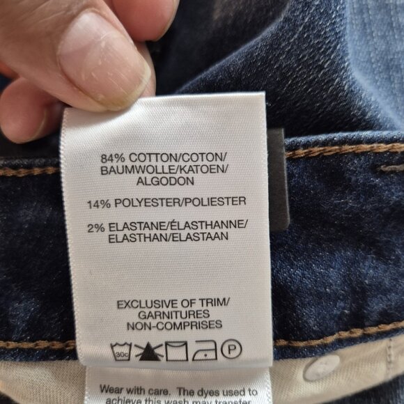 Silver Jeans Womens Size 30 Blue Stretch Denim Suki Curvy Fit Skinny 27 L (62) - Picture 9 of 12